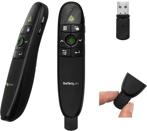 StarTech.com Télécommande de présentation sans fil - Présentateur PowerPoint jusqu'à 27 m (PRESREMOTE)