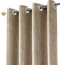 Melodieux Vorhänge Verdunkelung Gardinen Blickdicht Leinenoptik für Wohnzimmer Schlafzimmer, Braun 229x117cm - 1 Stück