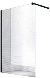 Glaszentrum Hagen - (Typ/Schwarz) 140x200cm Klarglas 10mm Duschwand - Duschabtrennung - Dusche - Walk-In Dusche - ESG - Variante
