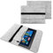 Tablet Tasche kompatibel für Nokia T20 Sleeve Hülle Filz Cover Schutzhülle Case, Farbe:Hellgrau