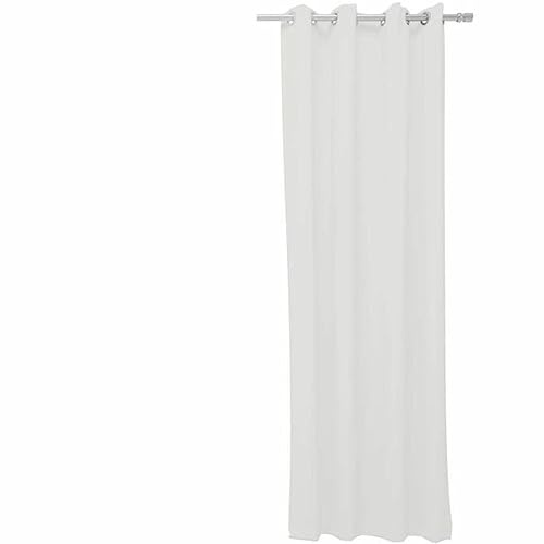 TODAY Vorhang, transparent, Spitze, fertig – 140 x 240 cm – Kreide – Weiß