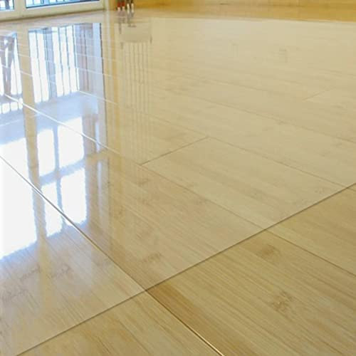 LLXNQ026 Alfombrilla para Silla PVC para Suelos Duros,Protector De Piso Transparente,Tapete Antideslizante para Parquet,Protector De Suelo para Cocina Escritorio Salón (2mm,30x50cm/11.8x19.7in)