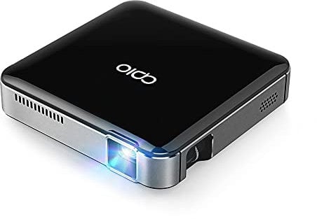 APIO 100 Clear Imaging Smart Mini DLP Pocket Projector HDMI, USB-A, High Resolution Display for Streaming Movies, Laptops, Phones, Presentation, Home & Outdoor