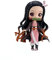 XESAGSNV Demon Slayer Ghost Slayer New Character Dolls Dekorative Statuen Kuchen Dekorationen Zimmer Anime Charaktere (Kamado Nezuko)