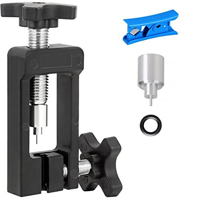 DONGKER Fahrrad Hydraulische Bremsen Einpresswerkzeug mit Hydraulik Schlauch Schneider für die Hobbyschrauber, Hobby Schrauber