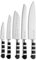 F. DICK Kochmesser-Set 1905 (Brotmesser, Kochmesser, Officemesser, Santoku, Universalmesser, X55CrMo14 Stahl, nichtrostend, 56° HRC) Mehrfarbig