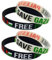 Luxylei Palästina -Armband 4pcs Freie Palästina Silikon -Armband -sportarmband Palästinensischer Gazastraße