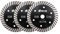 SHDIATOOL Tile Diamond Blade,75mm x Arbor 10mm Turbo Blade for Ceramic,Hard Porcelain,Glazed Tiles Marble Dry Cutting disc（10MM Arbor),3pcs
