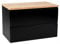 Deftrans Domodomo Mobile da Bagno Con Piano, 80 x 50 x 45,8 cm Nero - Mobile per Lavabo da Parete in Rovere