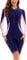 FEOYA Women One Piece Swimsuit Long Sleeve Zip Front Rash Guard Color-Block Swimming Costume UV Protection Wetsuit Water Sports Bathing Suit B1 M
