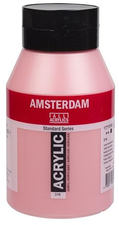 Amsterdam Standard Series Acrylic - 1000 ml Venezianischrosa 316 - Hohe Qualität, lichtecht, glatte, satinierte Oberfläche
