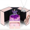 ELEUTH Rose Moosbär Geschenke für Mama,Echte Ewige Rose Geschenkbox mit Halskette,Konservierte Rose Blumen Box Muttertagsgeschenk fur Mama Frauen Ehefrau Freundin Oma Valentinstag Jahrestag Weihnachte