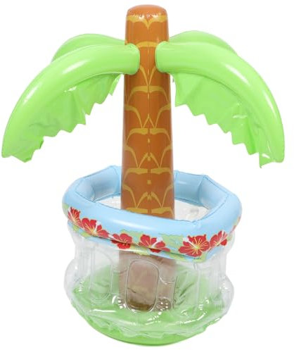 SUPVOX Inflatable Coconut Tree Beverage Cooler Ice Bucket for Drinks Versatile Container for Outdoor Gatherings Beach and Family Events