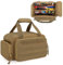 Rexmica 31 CM Werkzeugtasche für Männer mit rutschfestem und dick gepolstertem Boden, Taktische Tasche, Multifunktionale Arbeitstasche für Handwerker, Elektriker, Schreiner, Khaki