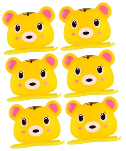 BESPORTBLE 6stücke Fahrradklingel Im Tigerdesign Lustige Hupe Mit -Lampe Und Abnehmbarer Halterung Für Jungen Und Mädchen Für Outdoor-aktivitäten