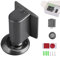 Magnetic Door Catch, No Drilling Required Door Stoppers, Door Stop, Silent Adjustable Floor Door Stopper, Heavy Duty Magnetic Door Wedge Door Catch for Home, Office, and Patio (Dark Grey)