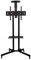 Wall-ed Monitor Stand 32-65 inch TV Floor Black Rack, Adjustable Vertical Mobile cart Monitor Stand