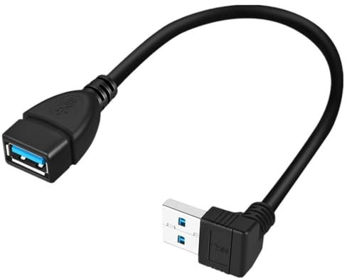 Angles USB3.0 Male To Female Data Cable With Right And Left Angles Connectors USB3 Cable For Optimals Performances
