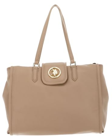 U.S. Polo Assn. Jodhpur Shopping Bag L Light Taupe