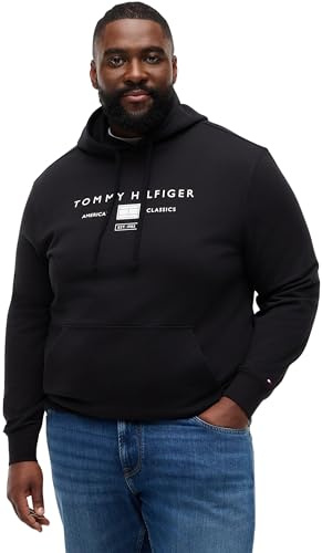 Tommy Hilfiger Herren Bt-Brand L0ve Tr Mono Stck HDY-b Mw0mw44052 Kapuzenpullover mit durchgehendem Reißverschluss