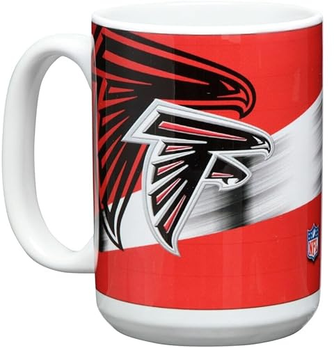 NFL Atlanta Falcons Kaffeebecher Kaffeetasse Tasse 12oz 445ml Inner color