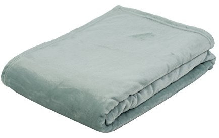 Gözze - Wohn- und Kuscheldecke, Memphis, Hohes Stoffgewicht 300 g/m², 150 x 200 cm - Aqua