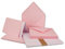 10x Faltkarten Set DIN A6/C6 mit Brief-Umschlägen in Rosa - inklusive Einleger - 14,8 x 10,5 cm - Premium Qualität - FarbenFroh