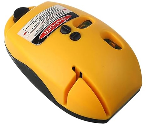 Utoolmart Level & Tool 90° Interior Range Measuring Laser Line Level Yellow Laser Mouse