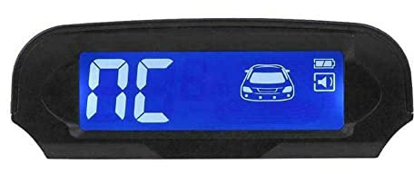 Riloer Kit de sistema de detector de radar de estacionamiento de marcha atrás para coche, pantalla digital LCD + 4 sensores de respaldo de visión trasera + caja de control digital para coches