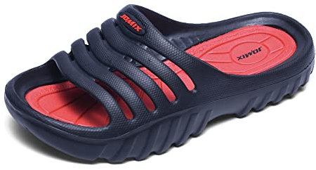 JOMIX Ciabatte Bambina Estive in Gomma Pantofole Ragazza Piscina Mare Casa SB2020 (02 Bianco Fuxia, 35)
