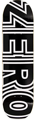 Zero Bold Skateboard-Deck, 20,3 cm, Schwarz