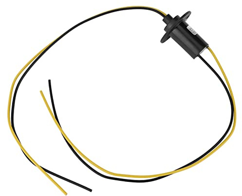 Naroote Elektrischer Schleifring 2 Drähte 15A Leitfähiger Kollektorring Hohe Leistung - IP51-Schutz