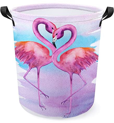 Panier à linge flamant rose, panier à linge, panier de rangement pliable, paniers à vêtements, panier de chambre d'enfant pour la maison, le bureau, le dortoir