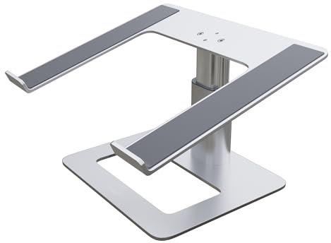 Desire2 Rise, Aluminium Laptop Stand, Work and Gaming Laptop Computer Stand, Stylish Desk Organiser and Essential Office Desk Accessory, Laptop and Tablet Holder and Work From Home Essential