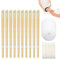EBHO Candele Orecchie Cerume,Kit per Candele per Rimozione del Cerume,Togli Cerume Orecchie,Candele per Orecchie da 10 Pezzi con 5 Dischi Protettivi