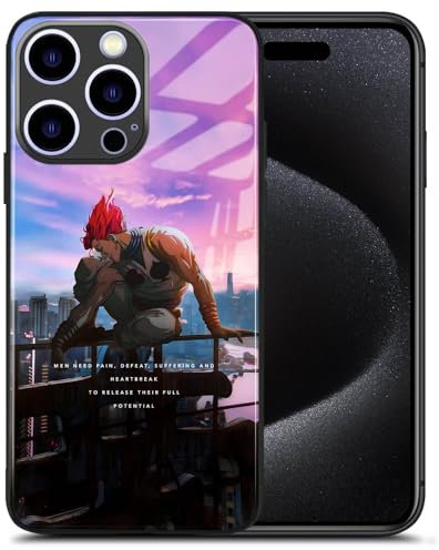 Japanische Anime-Charakter-Handyhülle, beliebte Manga-Rolle, wasserdichtes stoßfeste Abdeckung (Hisoka HxH,für iPhone 12 Pro)