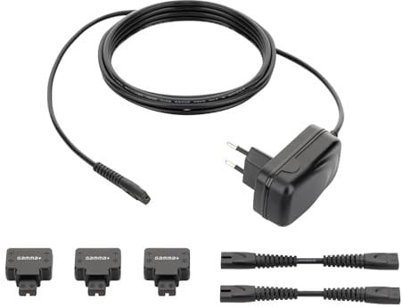 GAMMA* Connect3 Ladekabel für Haarschneider Clipper Trimmer Rasierer, 3 in 1 Mehrfachkabel, Laden von 3 Geräten Gleichzeitig