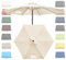 Toldo De Recambio De Sombrilla (2m/6 Varillas, 2.7m/6 Varillas, 3m/6 Varillas, 2.7m/8 Varillas, 3m/8 Varillas) Cubierta De Sombrilla De Tela De Repuest Para Piscina, Terrazas, Sombrilla En Voladizo (