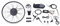 Begoniape Elektrofahrrad Umbausatz 24 Zoll, Aluminiumlegierung E-Bike Hinterrad Conversion Kit mit LCD-Display und PAS, 36V 500W Electric Bicycle Motor Umbausatz