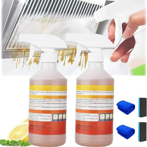 Pink Magic Ofenreiniger, Magic Pink Cleaner, Hochleistungs-Ofenreiniger und Grillreiniger, Allzweck-Tiefenreinigung für die Küche (2pcs)