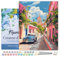 Figured'Art Peinture par Numéro Adulte avec Cadre Voiture classique à Mexico - Activité Manuelle Kit de Loisir Créatif DIY Numéro d'Art Complet - 40x50cm toile tendue sur châssis