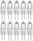 LEDLOCLB 5 x G4 220V Halogen Bulbs 35W 50W Glass Capsule Bulbs, high Temperature Resistant, for hob, Gas hob Oven Bulb Replacement 50W -10pcs