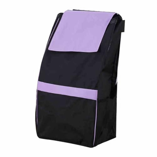 Zenithuxe Ersatztasche für Trolley.Wiederverwendbare Trolley-Tasche für Einkaufswagen.Shopping Trolley Bag.Faltbar,Wasserdicht,Tragbare.für Küchen- und Haushaltsklapptrolley.64 * 35 * 23cm