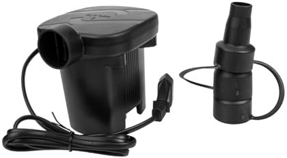 Cabilock 1 Satz Elektrische Luftpumpe Luftbettpumpe Tragbarer Deflator Tragbarer Inflator Pumpe Für Poolschwimmer Pumpen Für Luftmatratzen Pumpe Für Aufblasbare Kissen Bootspumpe Abs Black