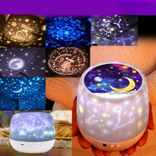 Galaxy Projector Space Star Projector Night Light, Smart Galaxy Star Projector,LED Starry Sky Night Light, 6 Templates, for Gaming Room,Bedroom,Home Theater,Camp Tent
