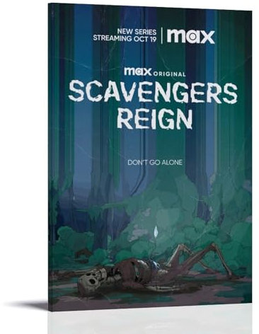 Scavengers Poster Reign Anime-Poster, Leinwand, Wandkunst, Dekor, Gemälde für Zuhause, Wohnzimmer, Schlafzimmer, 30 x 45 cm, Rahmenstil