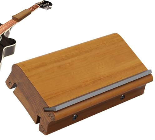 Guitar Fret End Dressing File, 3/23/35 Degree Trimmer, Music Nomad Professional Fret File, Luthier Tools for Frets Crowning – Precision Tool for Fret Sprouts, Guitar Setup, and String Action Adjustmen