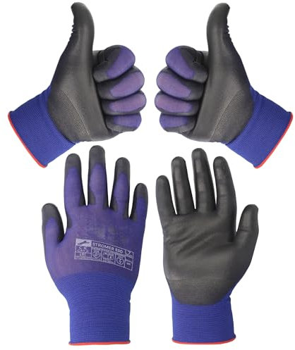 Minadax ESD Antistatik Handschuhe ELECTRO - 2 Paar, Größe L/9 - Für Reparatur, Montage & Reinigung in Elektronik, Auto und Motorrad
