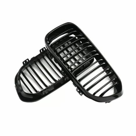 FZCSIMR Grill Kühlergrill Front Nierengrill Kühlergrill 2 Lamellen Racing Kühlergrill Für F20 F21 120i LCI 1er Reihe 2015 2016 2017