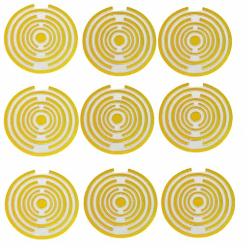 Lakhovsky MWO Polarisationsscheiben-Charm, 3 cm, Mehrwellen-Oszillatorspule, Wasserenergetisierung und harmonischer Ausgleich, 10 Stück